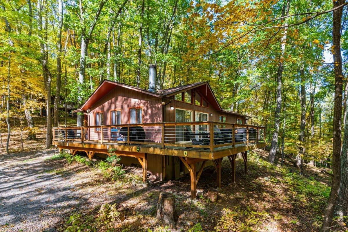 Chalet W Hot Tub, Large Deck, Grill, & Fast Wifi Berkeley Springs Buitenkant foto